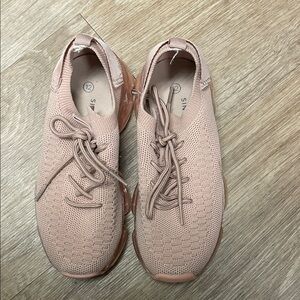 Sincerely Jules Blush Knit Sneakers